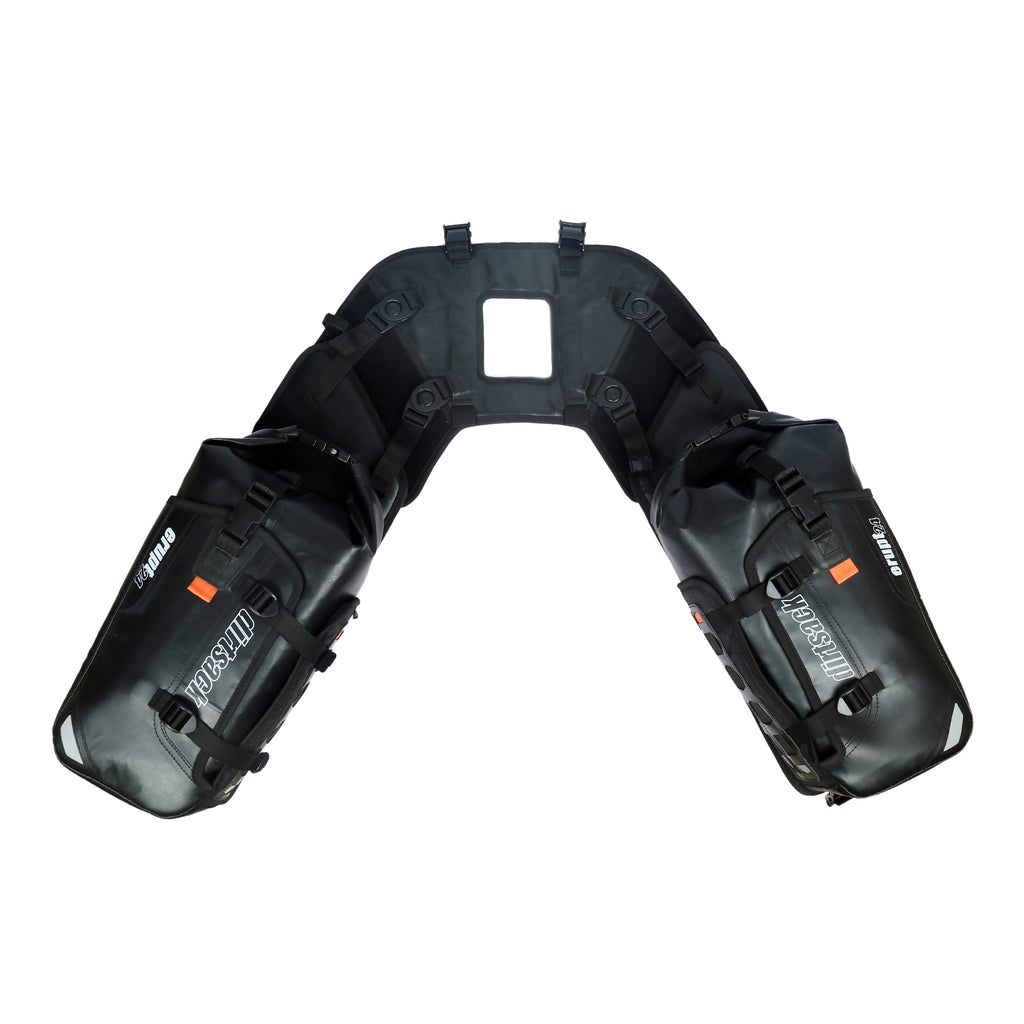 Dirtsack Erupt 24 All Black Rackless Luggage 12 litres per side