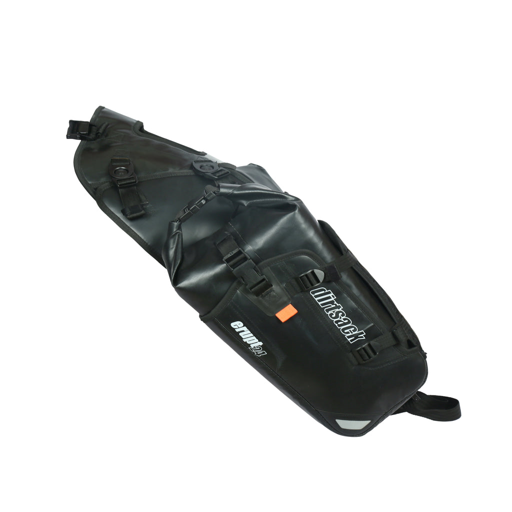 Dirtsack Erupt 24 All Black Rackless Luggage 12 litres per side