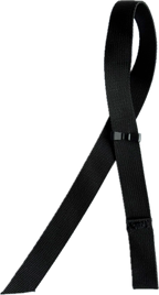 Rackless luggage footpeg strap (single)