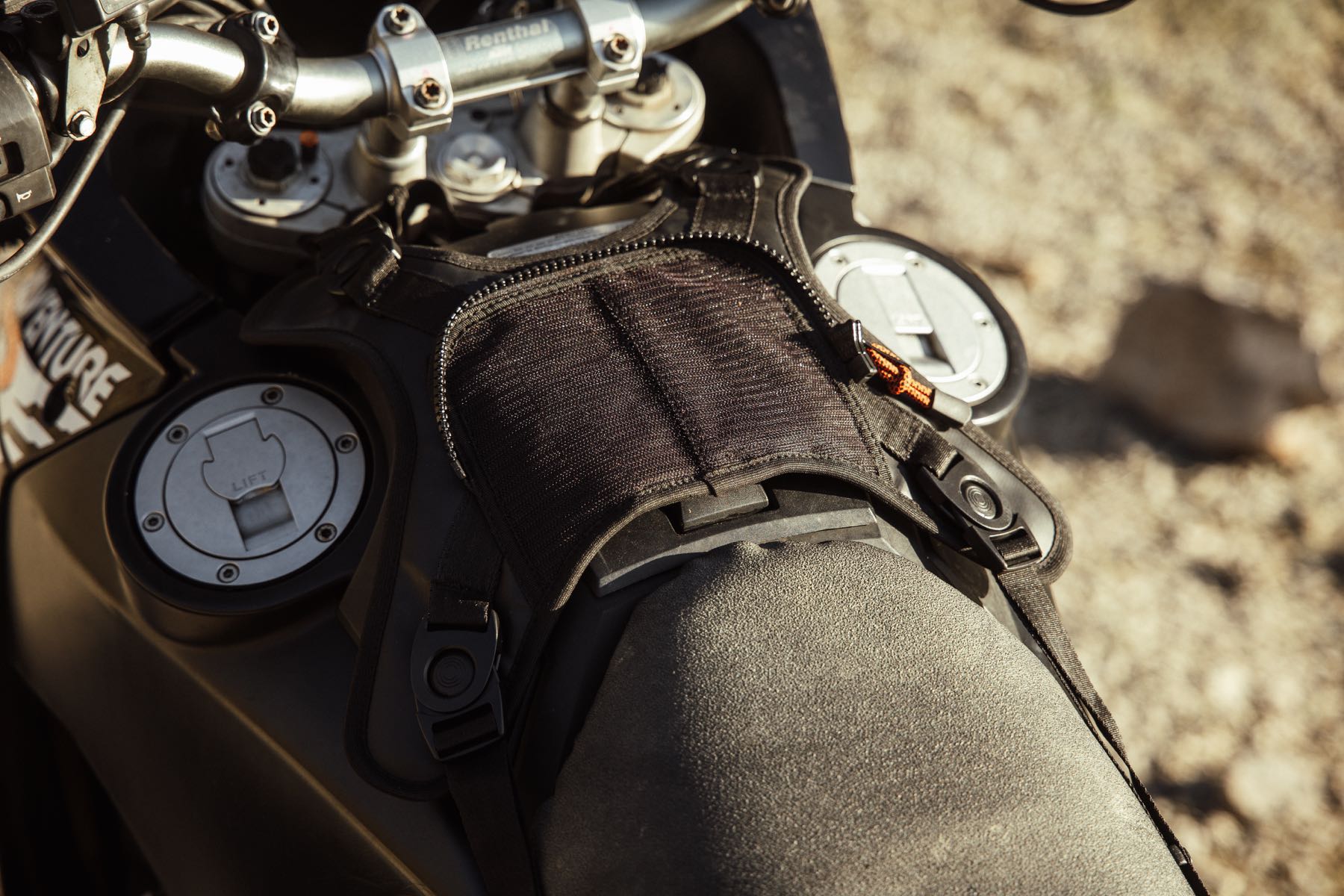 DIRTSACK REBL 6 WATERPROOF ADV TANK BAG ORANGE