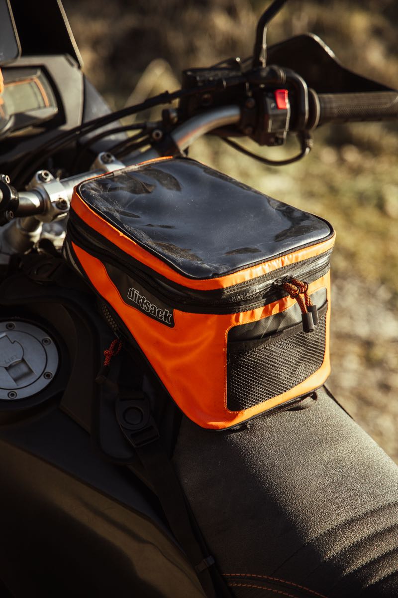 DIRTSACK REBL 4  WATERPROOF ADV TANK BAG ORANGE