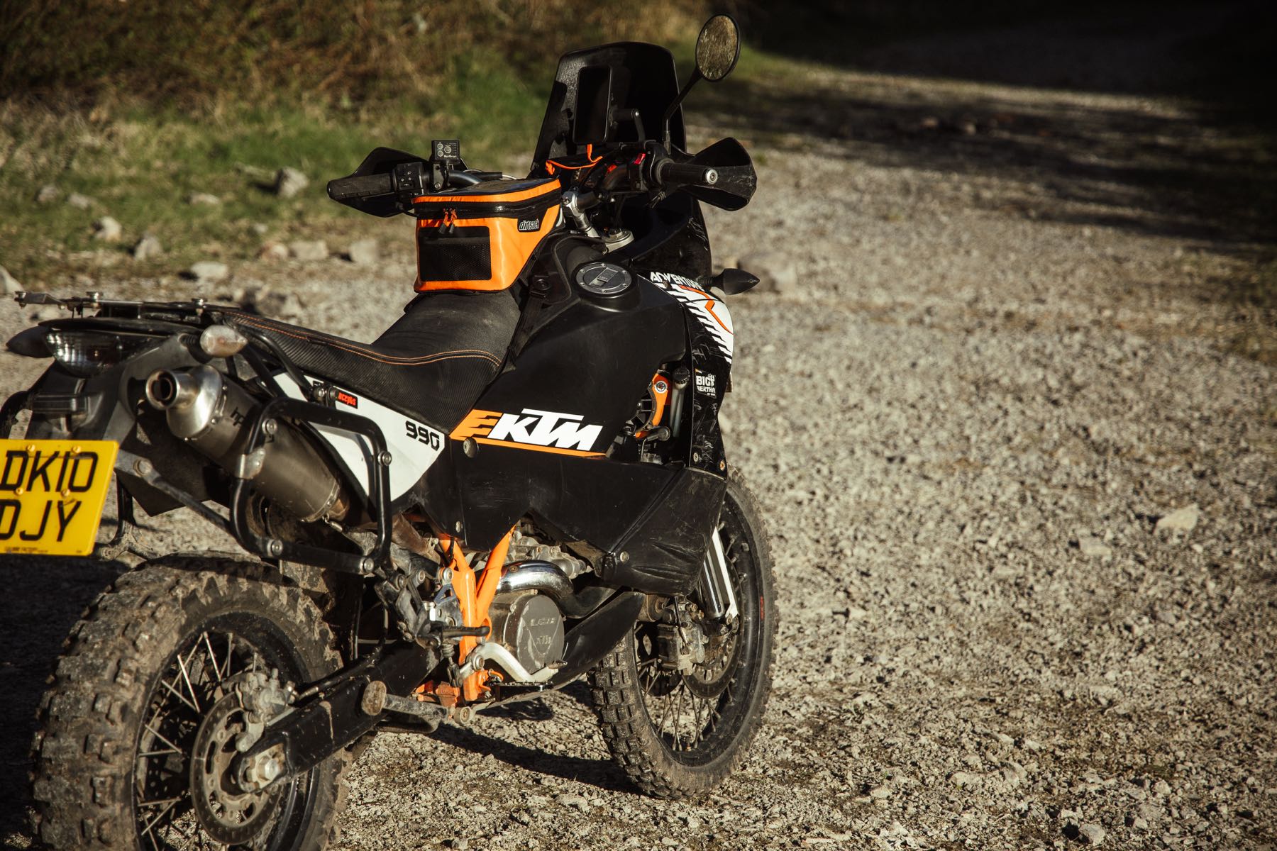 DIRTSACK REBL 4  WATERPROOF ADV TANK BAG ORANGE