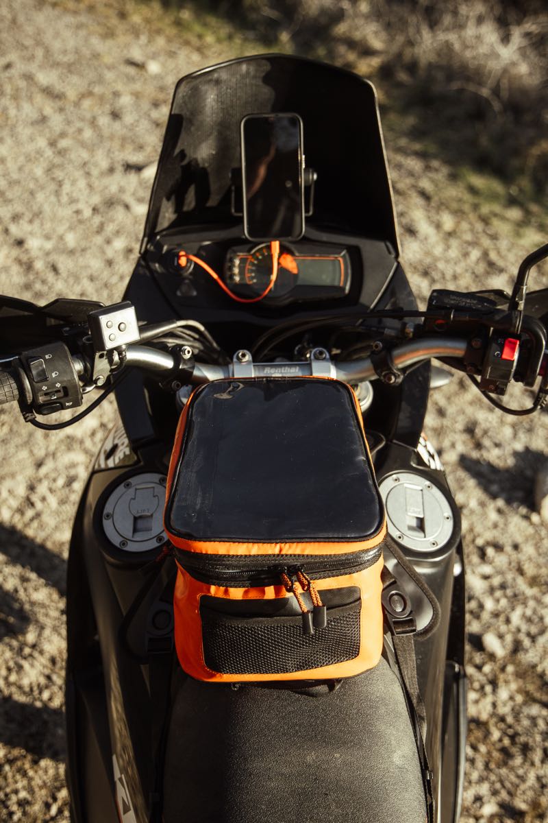 DIRTSACK REBL 6 WATERPROOF ADV TANK BAG ORANGE