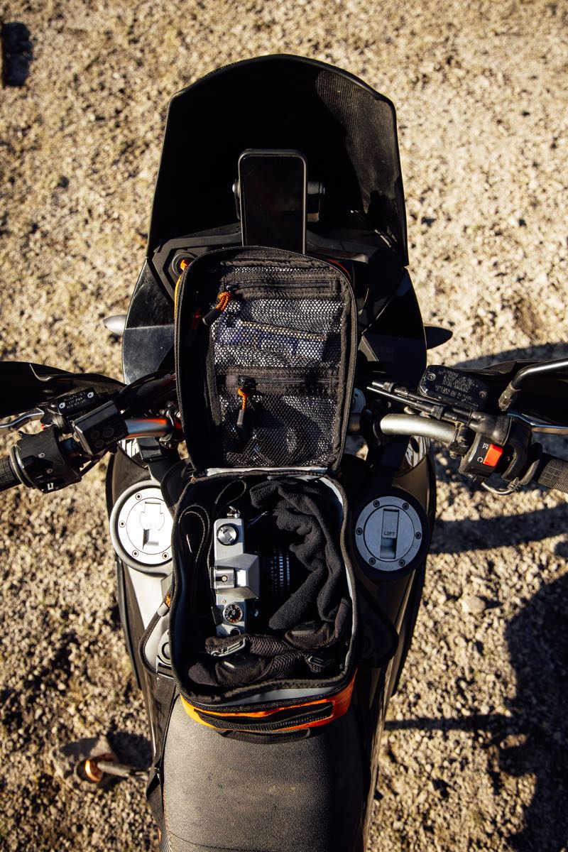 DIRTSACK REBL 4  WATERPROOF ADV TANK BAG ORANGE