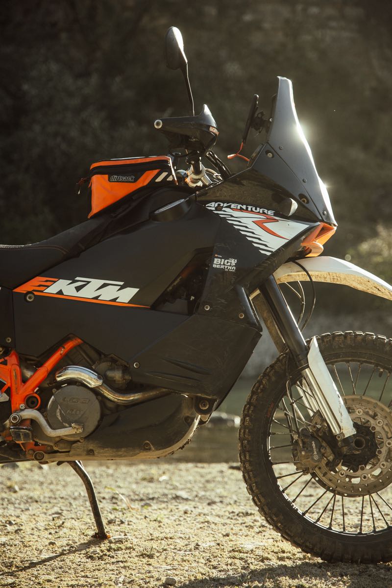 DIRTSACK REBL 4  WATERPROOF ADV TANK BAG ORANGE