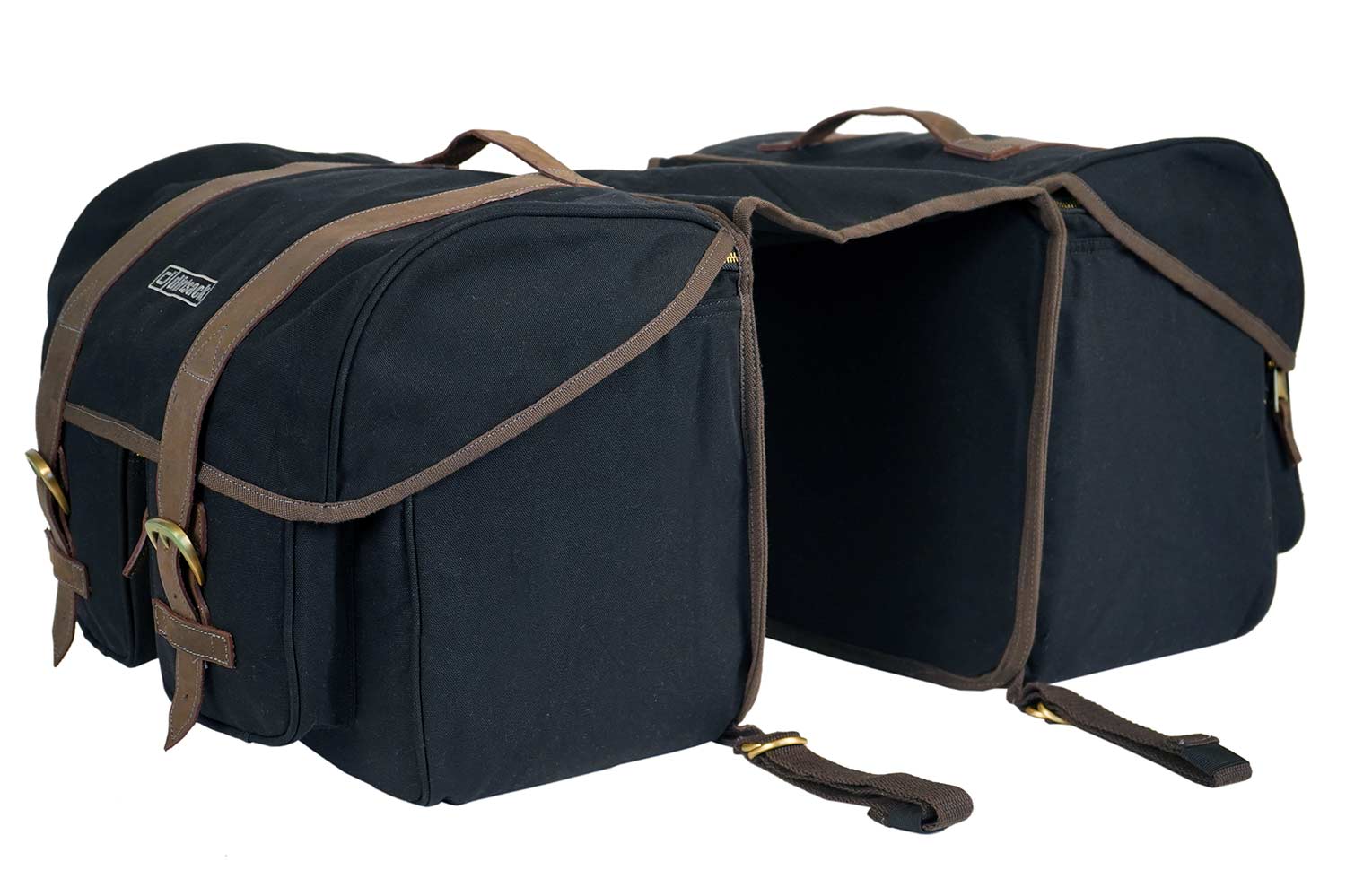 Dirtsack Easyrider Classic Canvas Saddlebags - Black SALE
