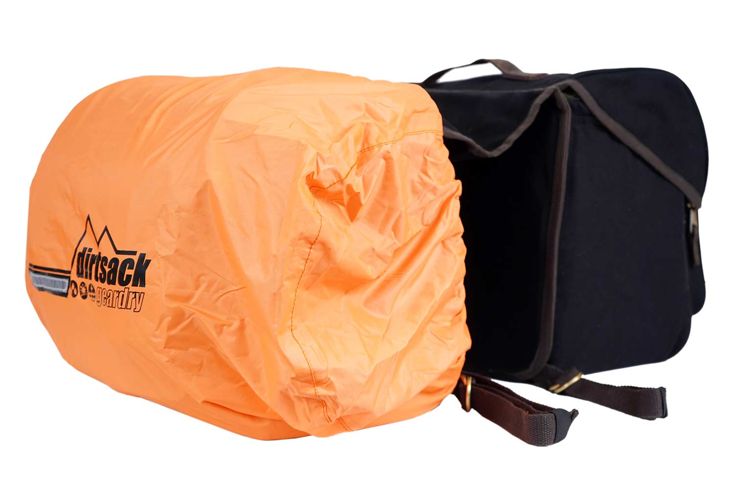 Dirtsack Easyrider Classic Canvas Saddlebags - Black SALE