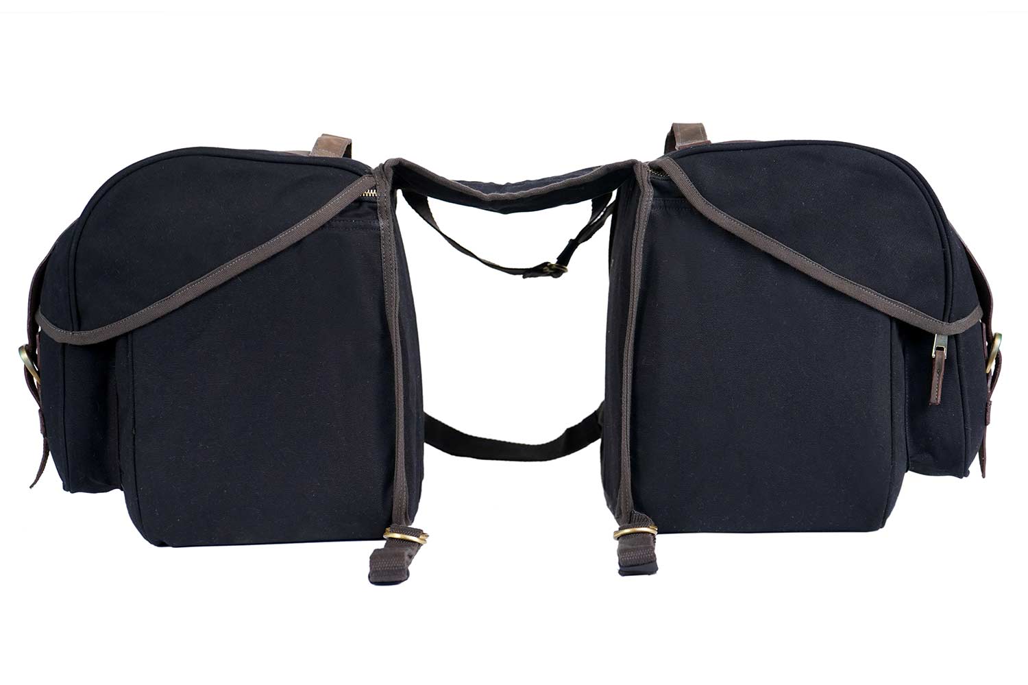 Dirtsack Easyrider Classic Canvas Saddlebags - Black SALE