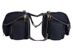 Dirtsack Easyrider Classic Canvas Saddlebags - Black SALE