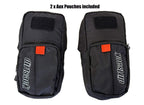 Dirtsack Erupt Rackless V2 Soft Luggage ADV Kit 2 x 24 litre All Black X-Wide No Pannier Racks Needed