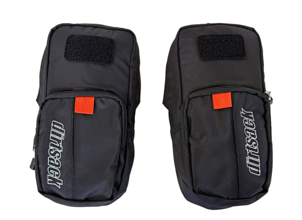 Dirtsack Rackless Auxiliary Pouches Black (pair) 2.8 litre each