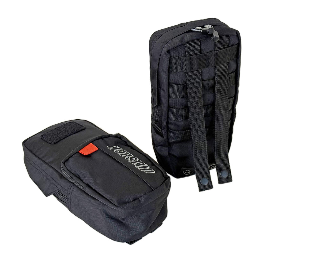 Dirtsack Rackless Auxiliary Pouches Black (pair) 2.8 litre each