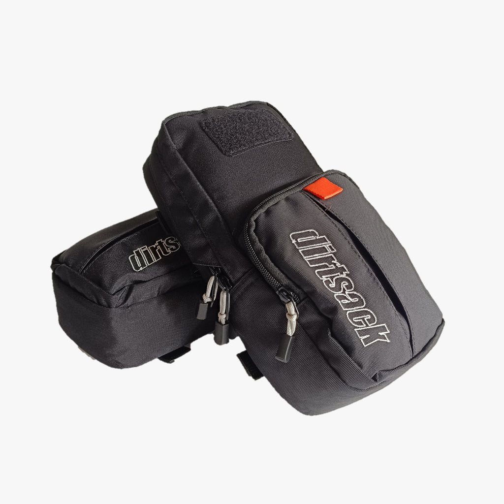 Dirtsack Rackless Auxiliary Pouches Black (pair) 2.8 litre each