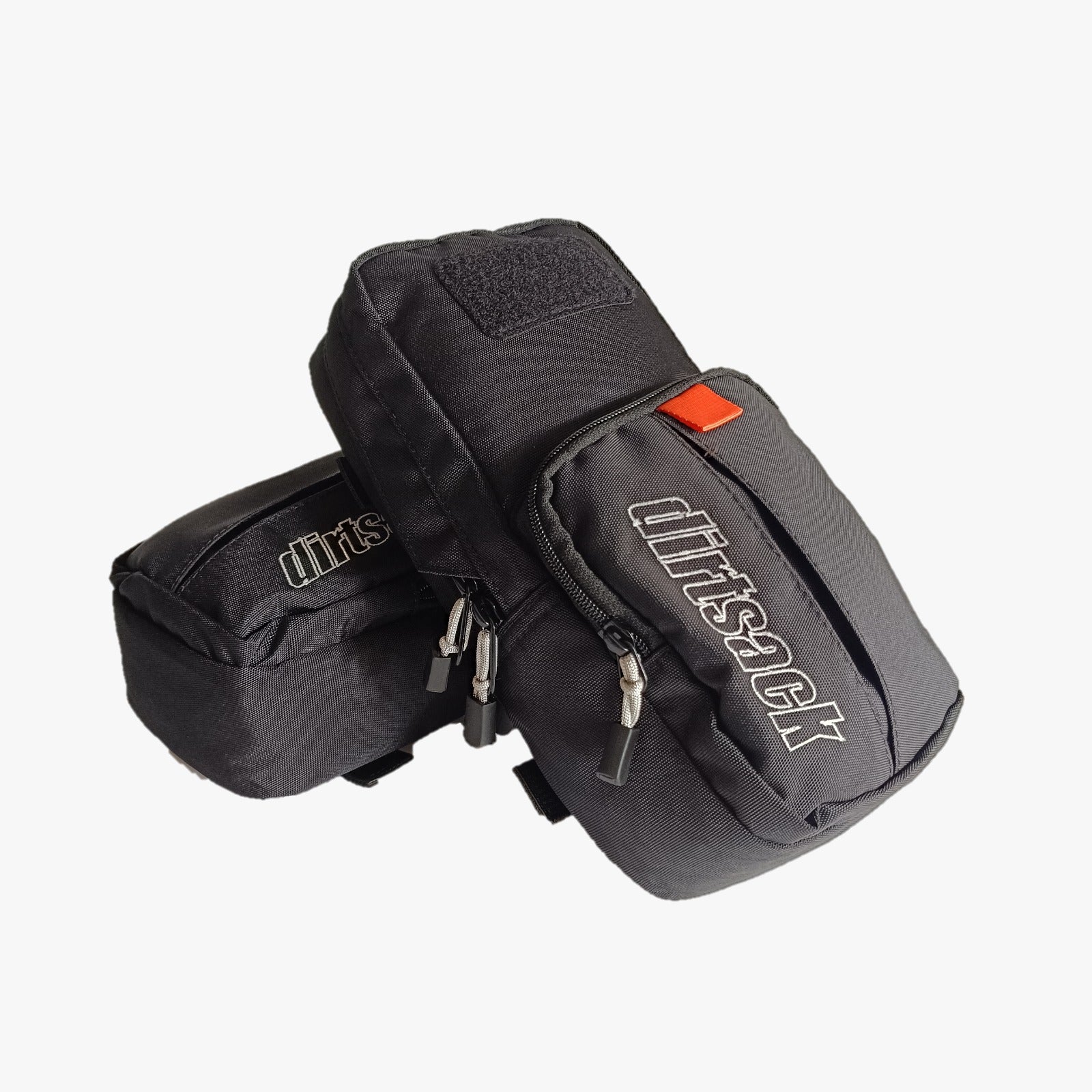 Dirtsack Rackless Auxiliary Pouches Black (pair) 2.8 litre each