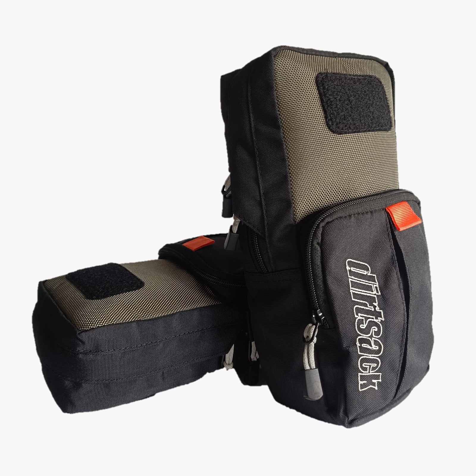 Dirtsack Rackless Auxiliary Pouches in Moss Green (pair) 2.8 ltrs each