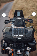 Dirtsack Erupt Rackless V2 Soft Luggage ADV Kit 2 x 24 litre Green / Black X-Wide No Pannier Racks Needed