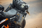 Dirtsack Erupt Rackless V2 Soft Luggage ADV Kit 2 x 24 litre Green / Black No Pannier Racks Needed