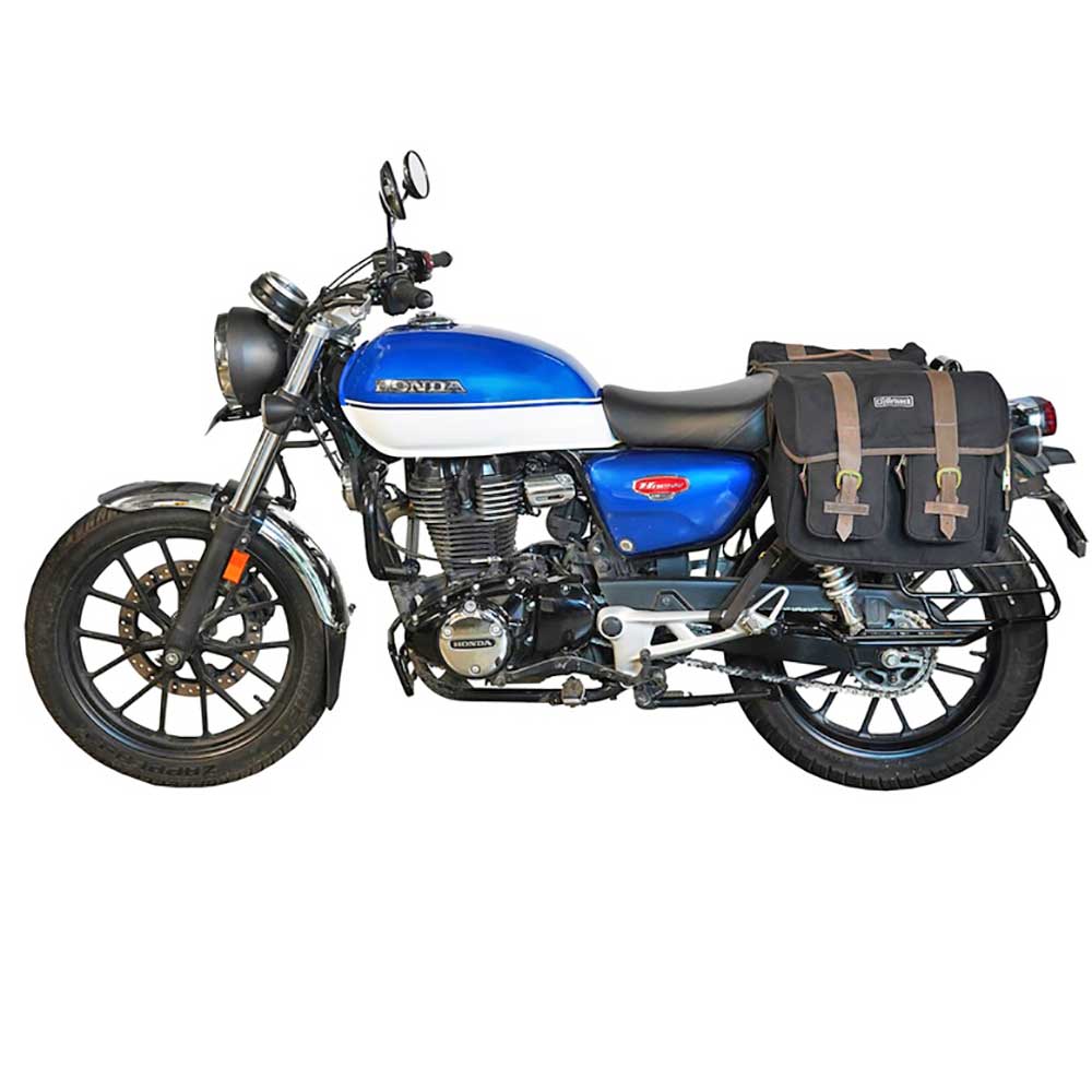 Dirtsack Easyrider Classic Canvas Saddlebags - Black SALE