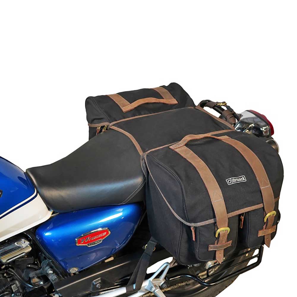 Dirtsack Easyrider Classic Canvas Saddlebags - Black SALE