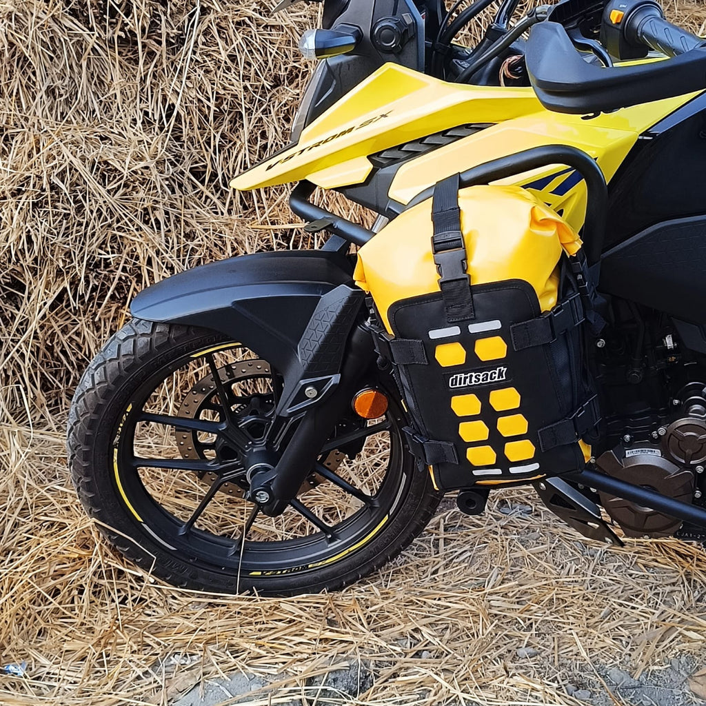 Dirtsack Frogman CS Version 2 ADV Pair of Crash Bar Waterproof Bags (Yellow)