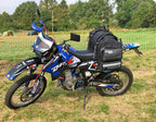 Dirtsack Gypsy Tail Bag Tough Adventure Motorcycle Luggage No racks needed 72 litres TET