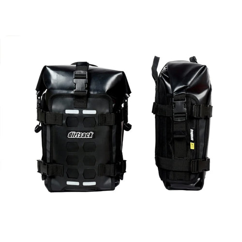 Dirtsack Frogman CS Version 2 ADV Pair of Crash Bar Waterproof Bags (Black)