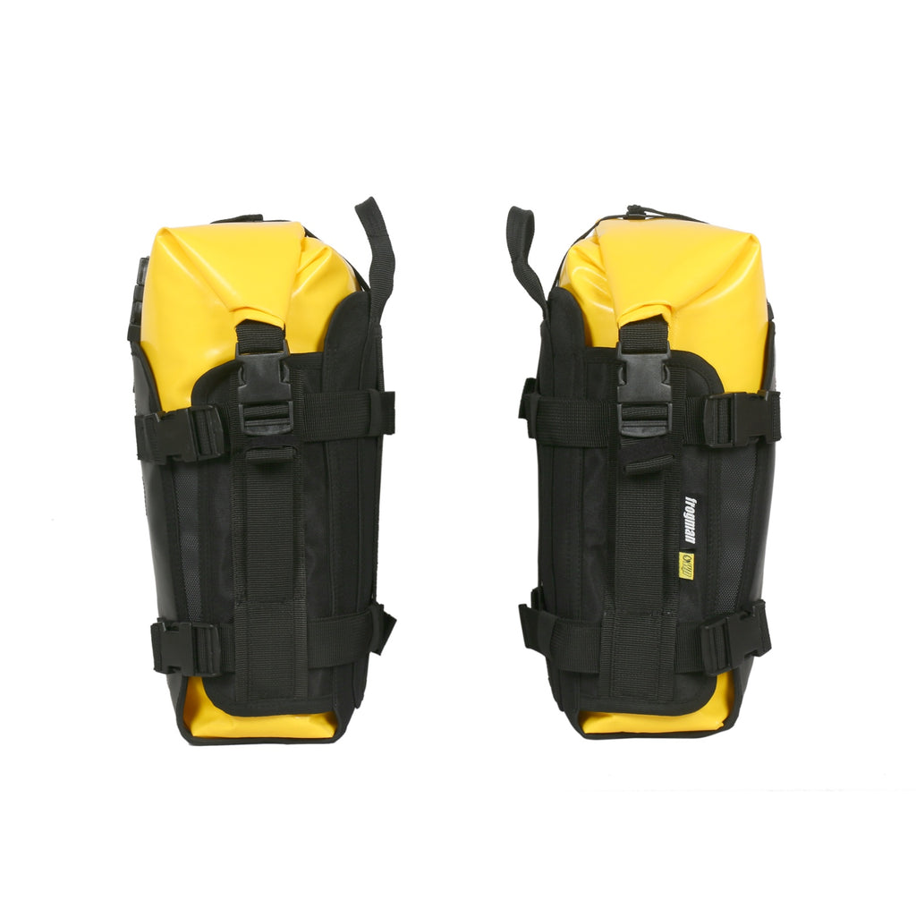Dirtsack Frogman CS Version 2 ADV Pair of Crash Bar Waterproof Bags (Yellow)
