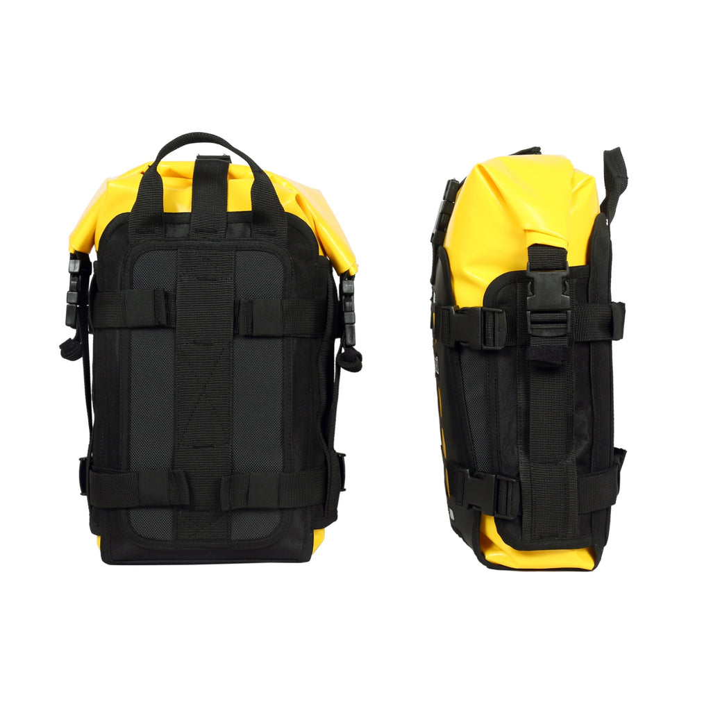 Dirtsack Frogman CS Version 2 ADV Pair of Crash Bar Waterproof Bags (Yellow)