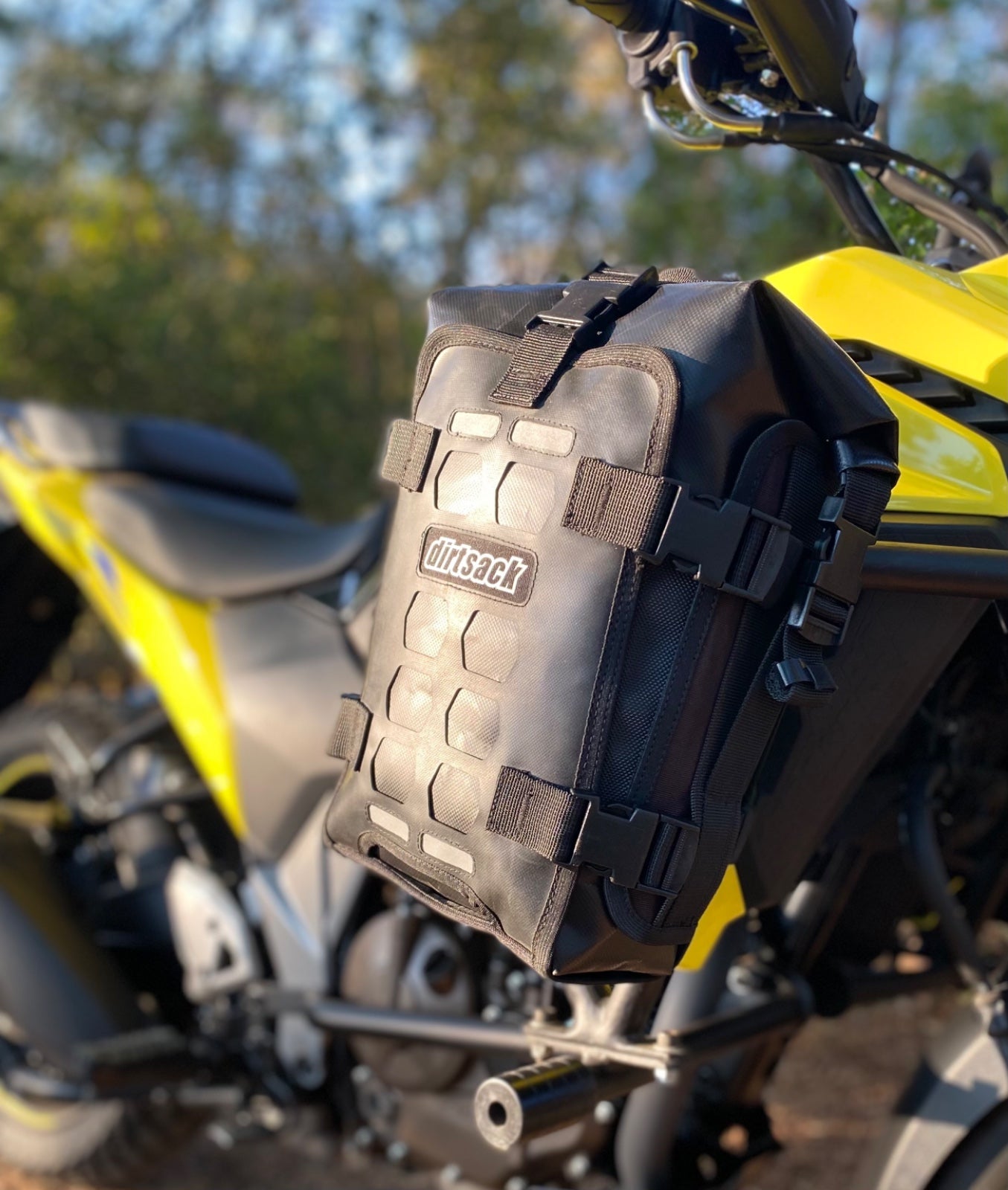 Dirtsack Frogman CS Version 2 ADV Pair of Crash Bar Waterproof Bags (Black)