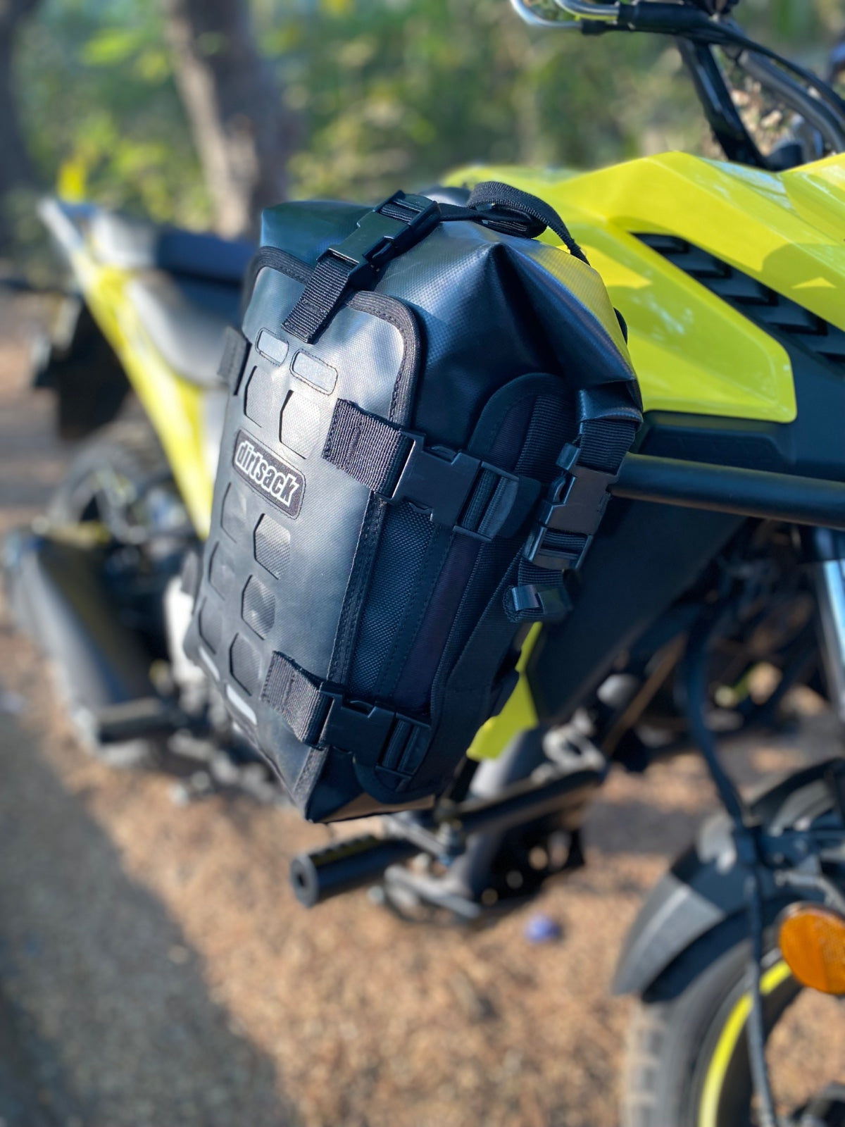 Dirtsack Frogman CS Version 2 ADV Pair of Crash Bar Waterproof Bags (Black)