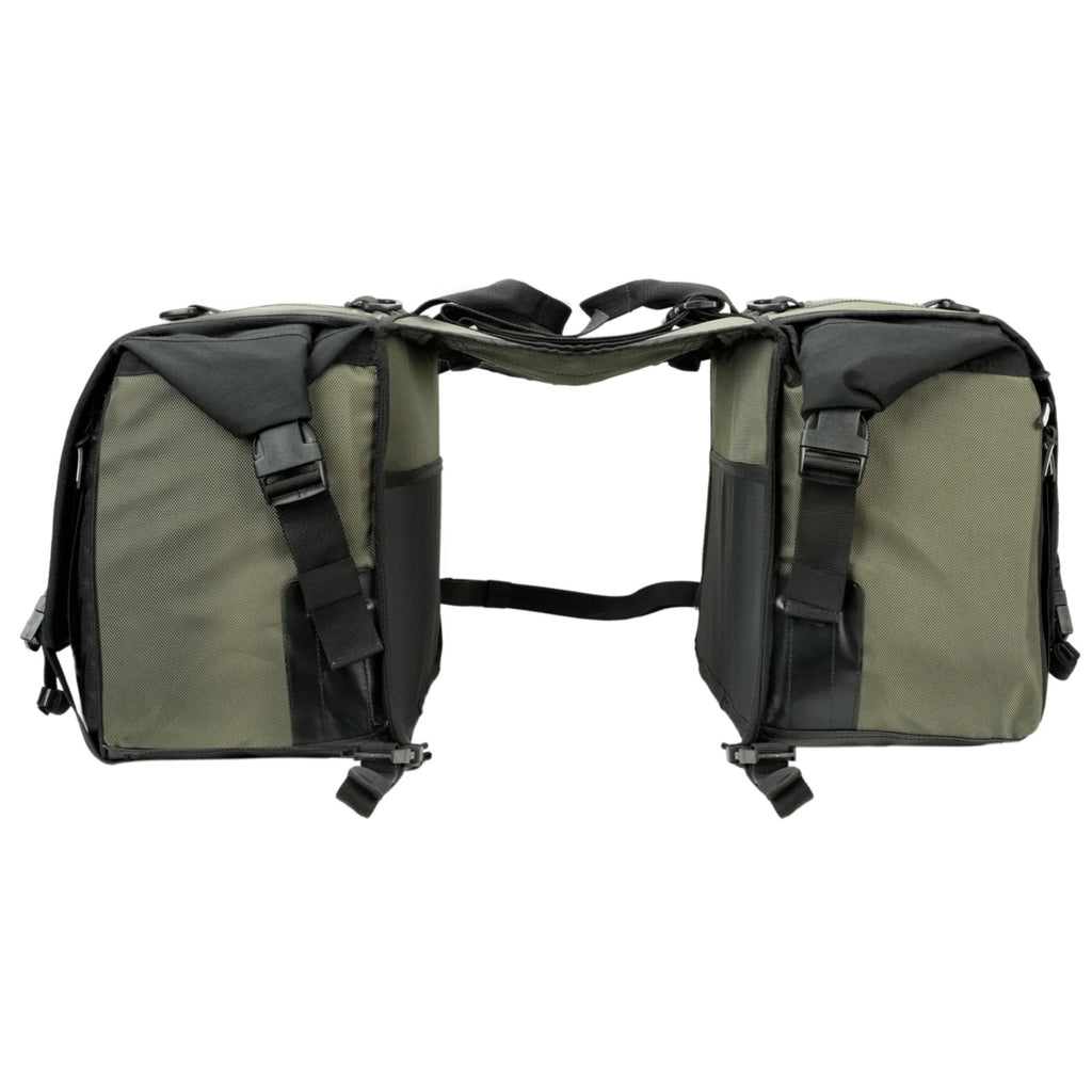 Dirtsack LongRanger Pro Green V2 Tough Adventure Motorcycle Panniers TET