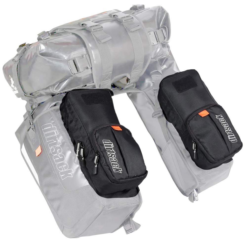 Dirtsack Rackless Auxiliary Pouches Black (pair) 2.8 litre each